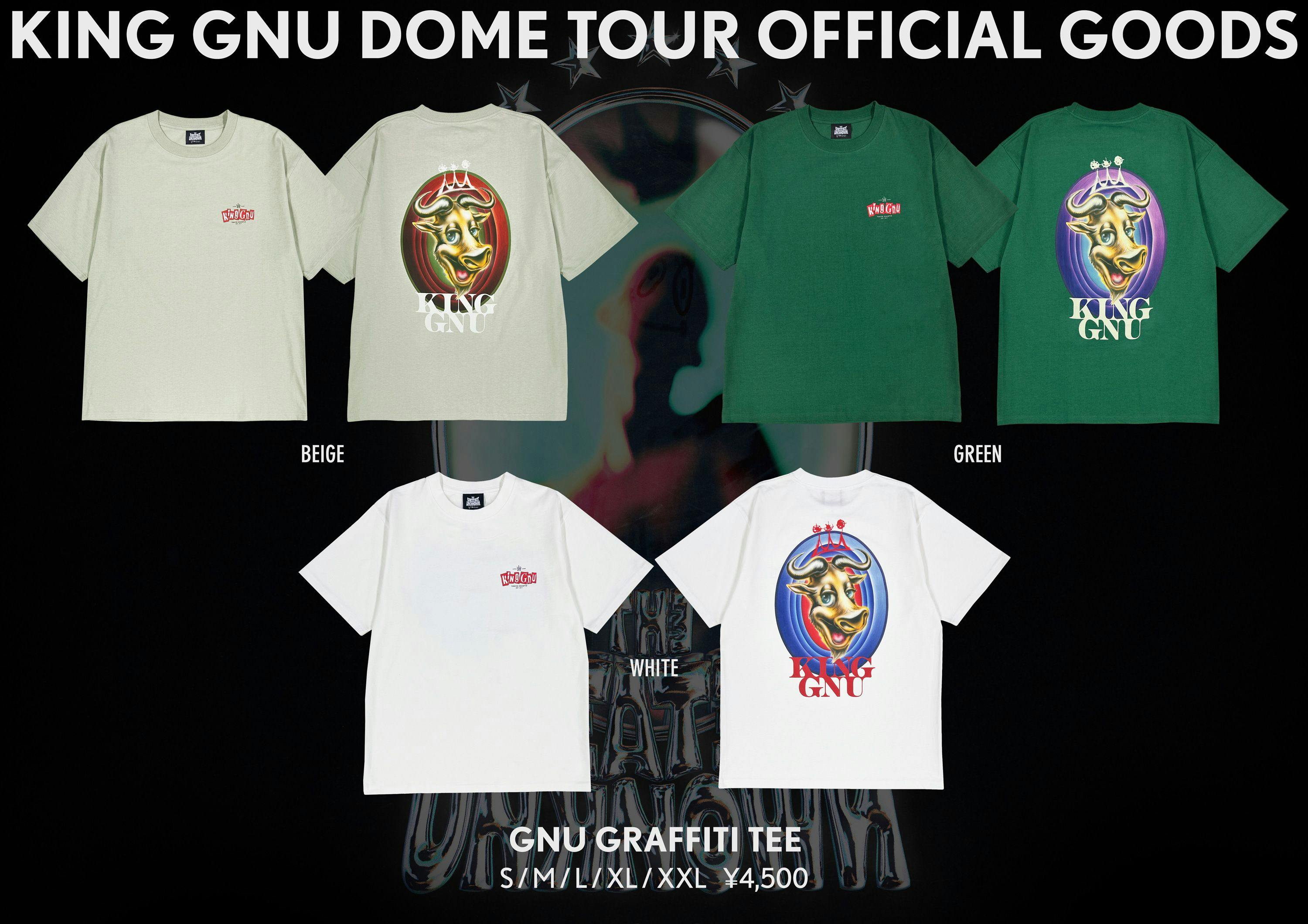 Gnu グラフィティ Tシャツ（S / M / L / XL / XXL） 4,500円